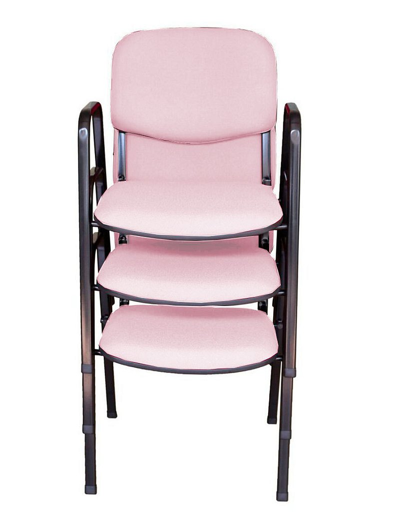 03 Cadeiras para Auditórios Linha Hotel Auditório Rosa - Imagem 2