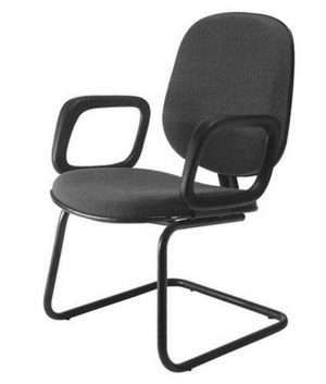 Cadeira para Igrejas Evangélicas Diretor Interlocutor para Escritório Linha Uno Preto