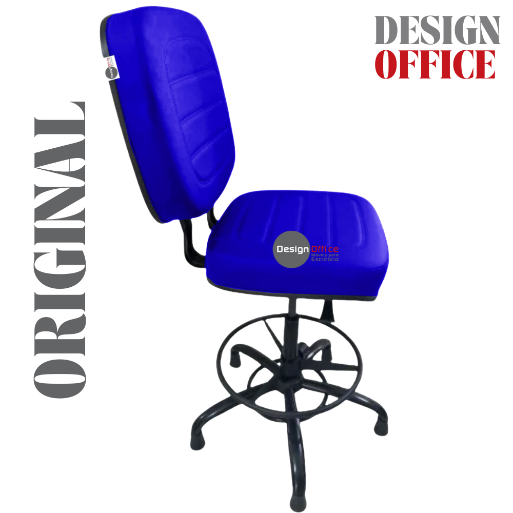 Cadeira Caixa Alta que Suporta até 250kg para Porteiros e Obesos, ideal para Portaria de Prédios e Condomínios - Imagem 4