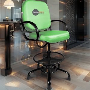 Cadeira Caixa Alta que Suporta até 250kg para Porteiros e Obesos, ideal para Portaria de Prédios e Condomínios