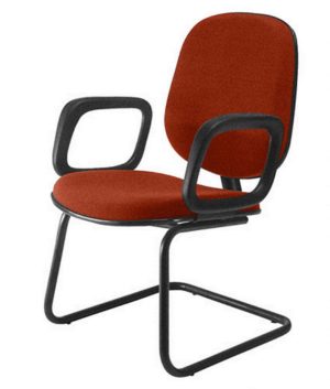 Cadeira para Igrejas Evangélicas Diretor Interlocutor para Escritório Linha Uno Vermelho