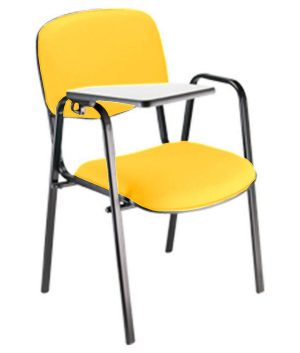 Cadeira Escolar Universitária para Auditórios Linha Hotel Amarelo