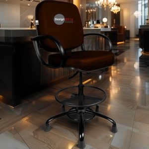 Cadeira Caixa Alta que Suporta até 250kg para Porteiros e Obesos, ideal para Portaria de Prédios e Condomínios