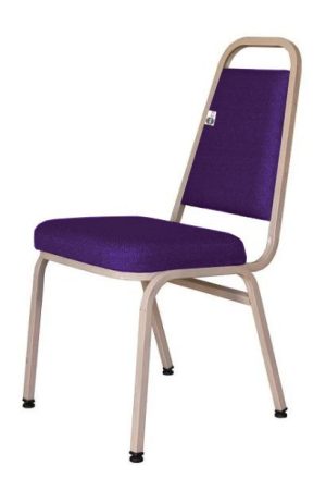 Cadeira Empilhável para Hotelaria Linha Hotel Jersey Roxo