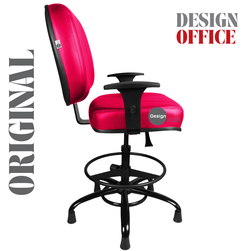 Cadeira Caixa Alta que Suporta até 250kg para Porteiros e Obesos, ideal para Portaria de Prédios e Condomínios - Imagem 6