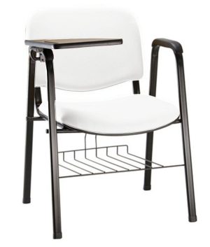 Cadeira Escolar Universitária para Auditórios Linha Hotel Branco