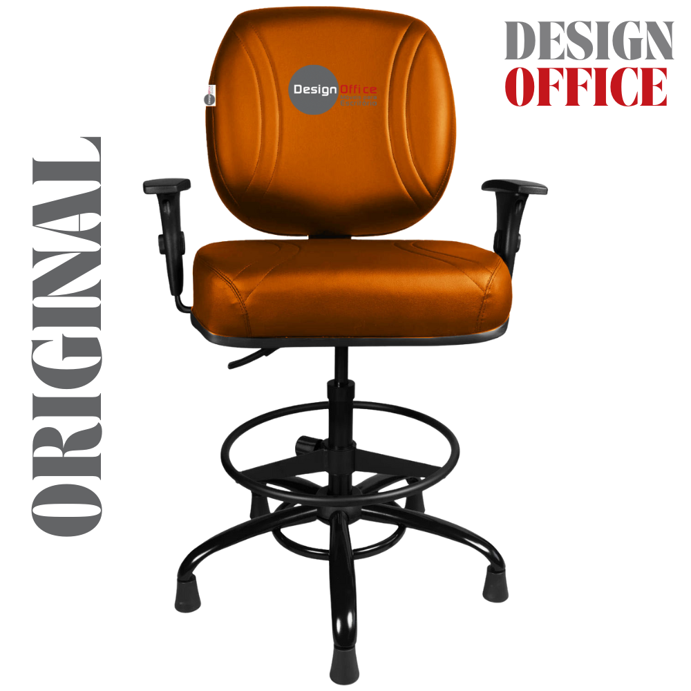 Cadeira Caixa Alta que Suporta até 250kg para Porteiros e Obesos, ideal para Portaria de Prédios e Condomínios - Imagem 4