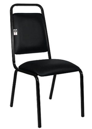 Cadeira Empilhável para Hotelaria Linha Hotel Fremon Preto