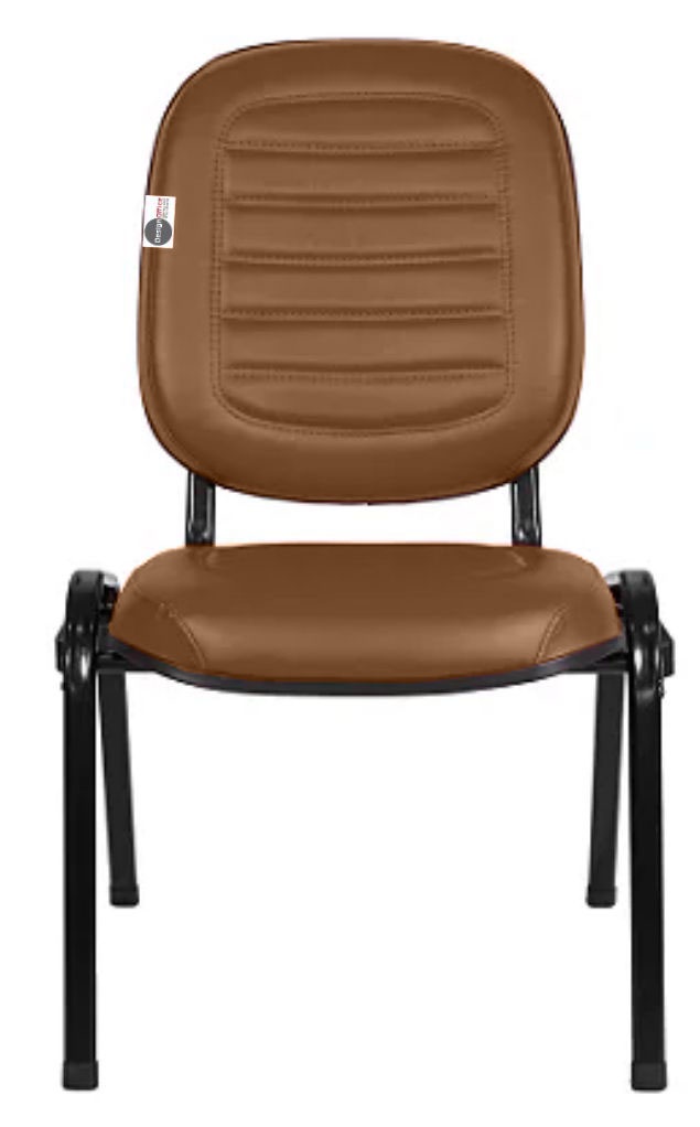Cadeira Empilhável para Igrejas Evangélicas Linha Holy Marrom - Imagem 2