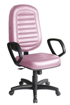 Cadeira Presidente para Escritório Linha Blenda Rosa