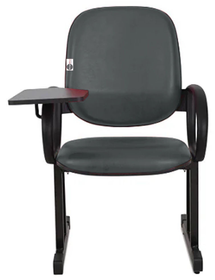 01 Cadeira Escolar para Auditório e Escolas com Prancheta Linha Dallas Auditório Cinza - Imagem 2