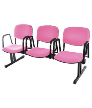 Cadeira em longarina para Igrejas e Auditórios Linha Hotel Rosa