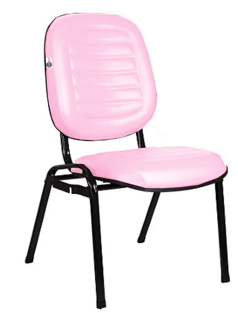 Cadeira Empilhável para Igrejas Evangélicas Linha Holy Rosa