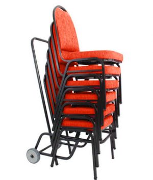 06 Cadeiras para Hotel e Auditório Linha Hotel Vermelho