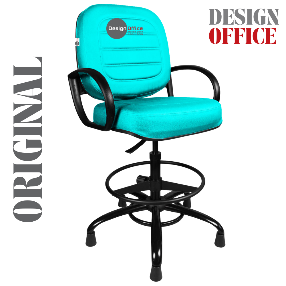 Cadeira Caixa Alta que Suporta até 250kg para Porteiros e Obesos, ideal para Portaria de Prédios e Condomínios - Imagem 3