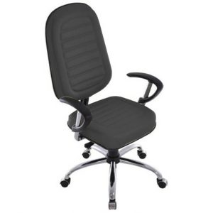 Cadeira para Escritório Presidente Gomada Linha Blenda Preto