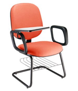 Cadeira Escolar Universitária com prancheta para Escolas Linha Uno Vermelho