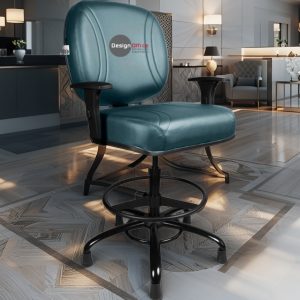 Cadeira Caixa Alta que Suporta até 250kg para Porteiros e Obesos, ideal para Portaria de Prédios e Condomínios