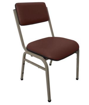Cadeira Empilhável para Auditórios Linha Hotel Smart Vermelho