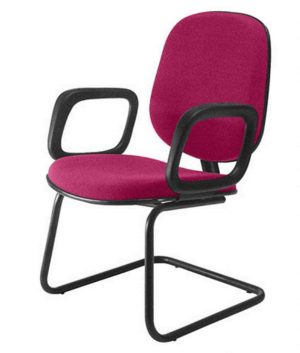 Cadeira para Igrejas Evangélicas Diretor Interlocutor para Escritório Linha Uno Rosa