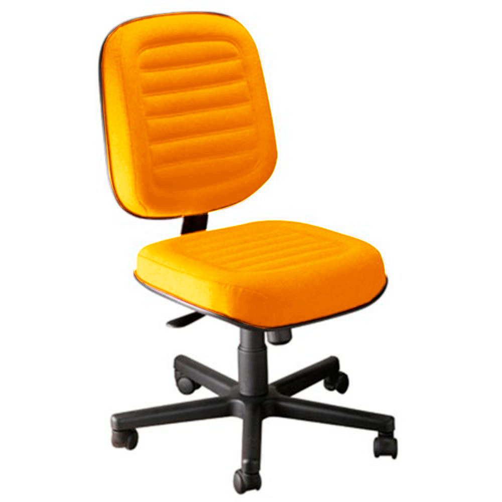 Cadeira para Escritório Diretor Gomada Linha Blenda Laranja