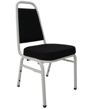 Cadeira Empilhável para Auditórios Linha Hotel Plus Preto