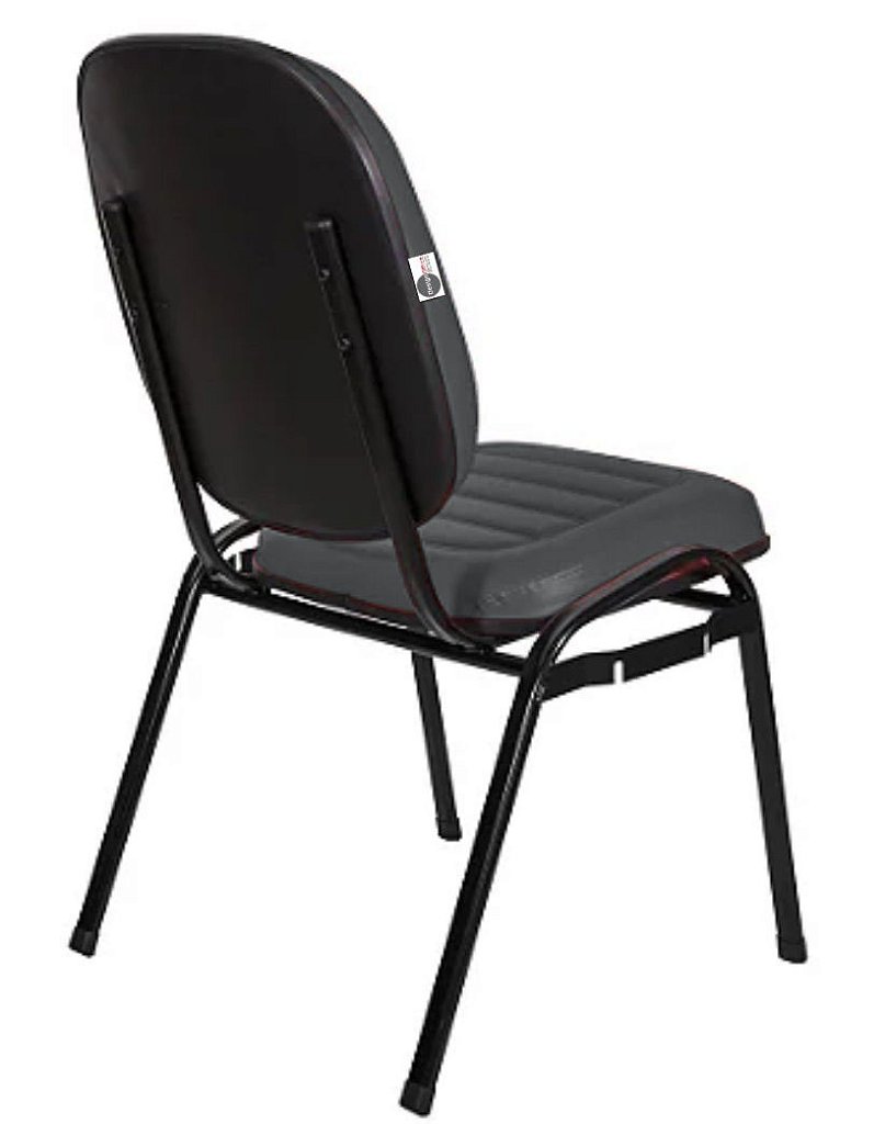 Cadeira Empilhável para Igrejas Evangélicas Linha Holy Marrom - Imagem 3