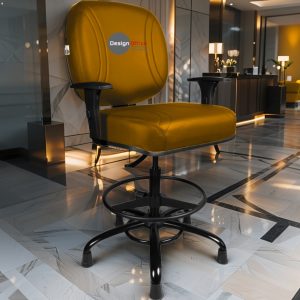 Cadeira Caixa Alta que Suporta até 250kg para Porteiros e Obesos, ideal para Portaria de Prédios e Condomínios